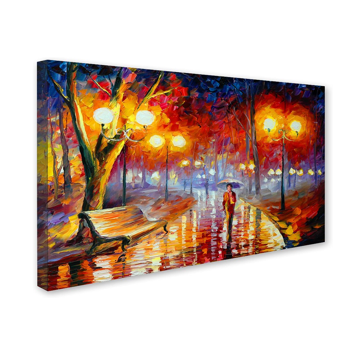 Classic Street a Walk Canvas Wall Painting  decorative masterpiece for home decor